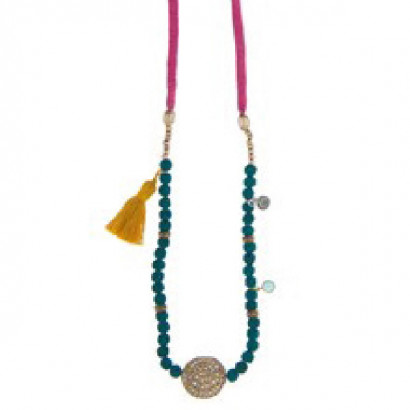 Penjoll Platadepalo bronze turquesa - TN3A