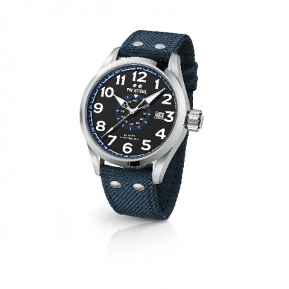 Reloj twsteel volante 45mm correa tela azul - VS31