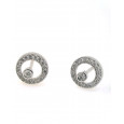 Pendientes oro blanco 18 kltes y brillantes - V-2710/P Pendientes oro blanco 18 kltes y brillantes - V-2710/P