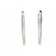 Arracades or blanc 18klts i brillants - V-3161/P Arracades or blanc 18klts i brillants - V-3161/P