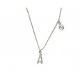 Colgante oro blanco 18 kltes y brillante  - V-2969/BT Colgante oro blanco 18 kltes y brillante  - V-2969/BT