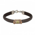 Pulsera sunfield plata circon piel - PU061653/2 Pulsera sunfield plata circon piel - PU061653/2