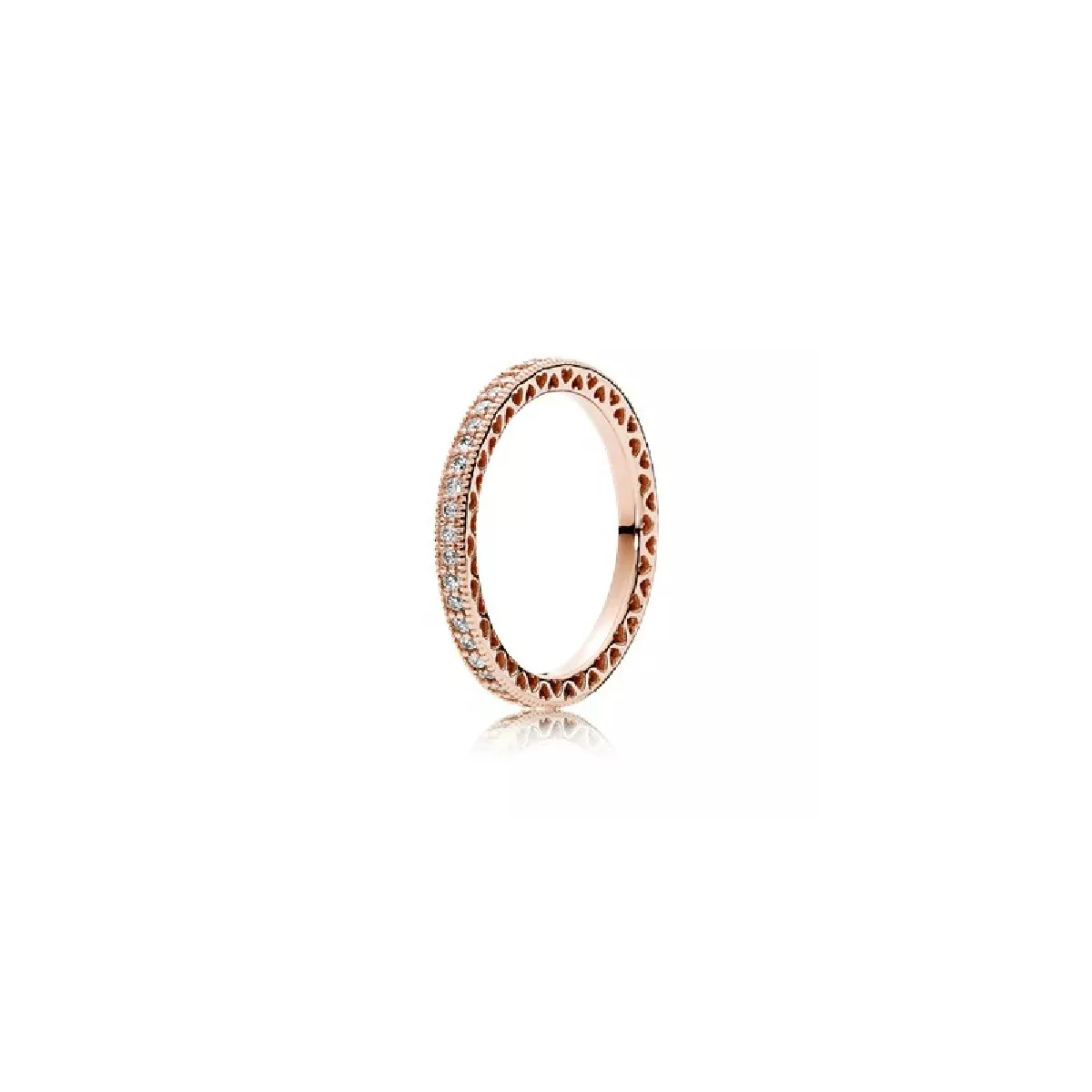 Anillo pandora rose circon medida 18 - 180963CZ