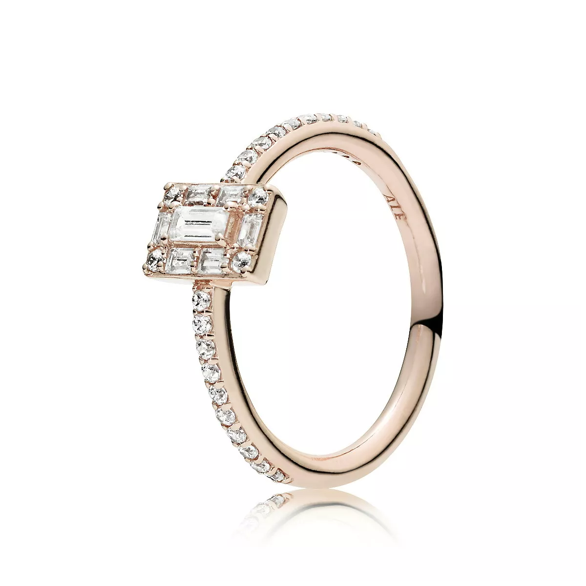 Anell pandora plata rose - 187541CZ
