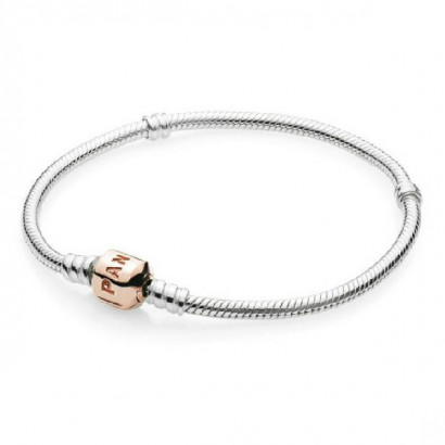 Pulsera plata tanca pandora rose medida 20cm - 580702