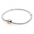 Pulsera plata tanca pandora rose medida 20cm - 580702