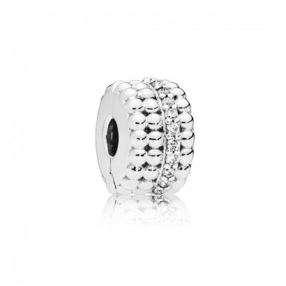 Clip Pandora plata i zircon - 797520CZ