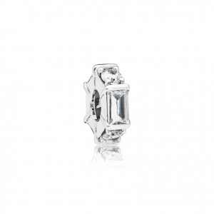 Charm separador plata y circon  - 797529CZ