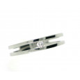 Anillo oro blanco 18kltes brillante - BR1566S Anillo oro blanco 18kltes brillante - BR1566S