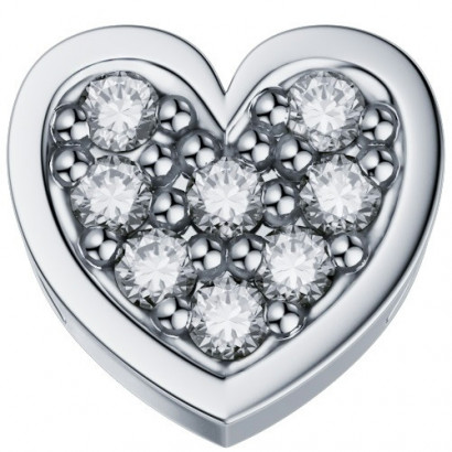 Elements corazon oro blanco 18k brillantes - DCHF3447.003