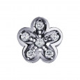 Elements flor or blanc 18k brillants Elements flor or blanc 18k brillants