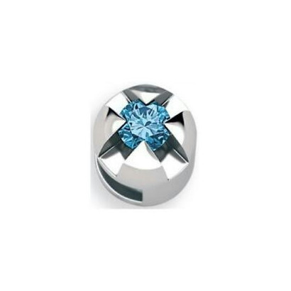 Elements oro blanco 18k topacio azul - DCHY5504