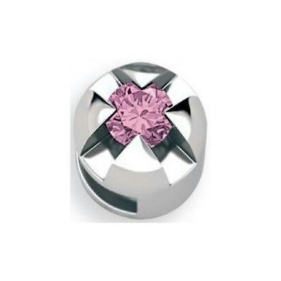 Elements oro blanco 18k zafiro rosa - DCHY5505