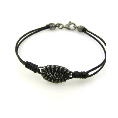 Polsera Platadepalo plata zircon cuir - C23D