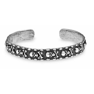 Pulsera rigida Platadepalo plata  - CAB33A