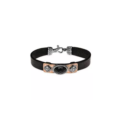 Polsera Platadepalo plata bronze cuir - CB126C