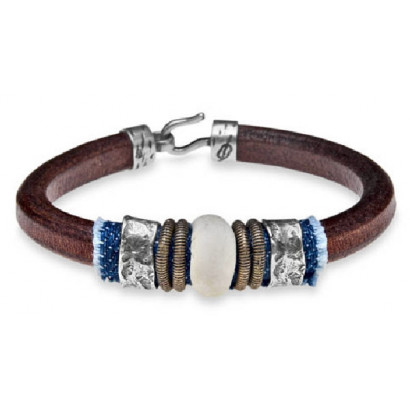 Polsera Platadepalo plata cuir texa - CB25D