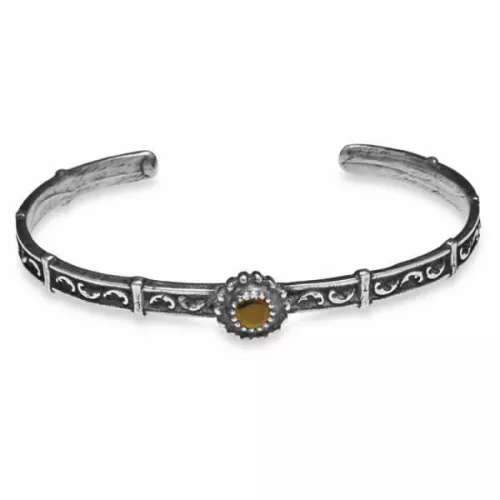 Polsera Platadepalo plata zircon marro - CB33B