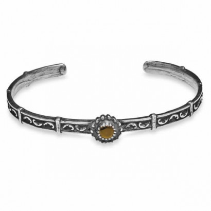 Polsera Platadepalo plata zircon marro - CB33B