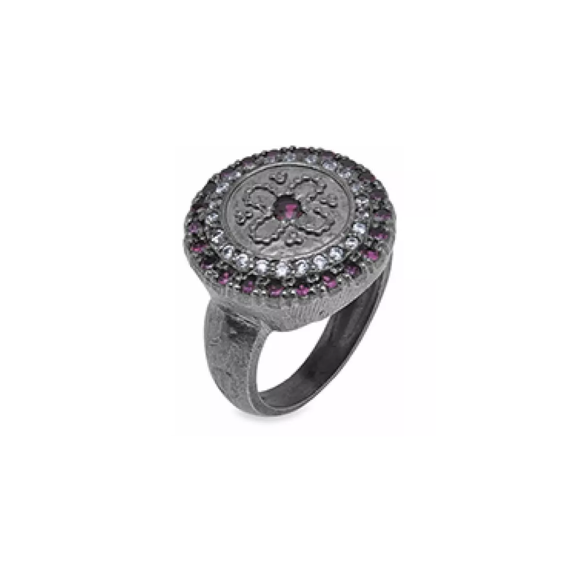 Anillo Platadepalo plata circon  - CR26D