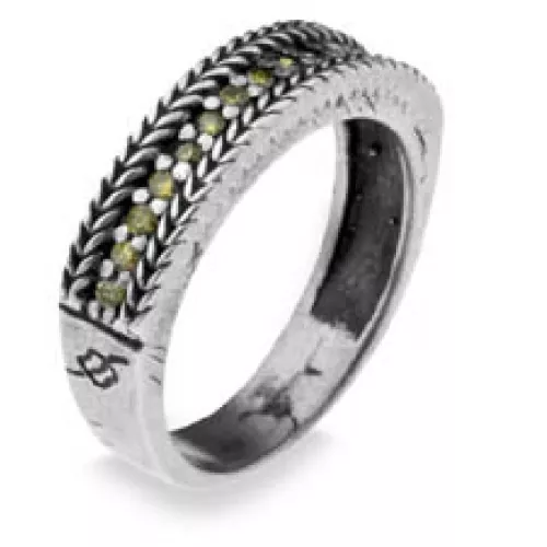 Anillo Platadepalo plata circon  - CR2C