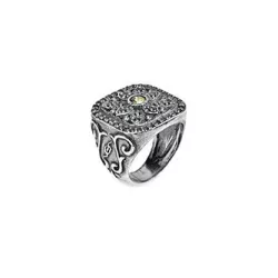 Anillo Platadepalo plata circon - CR36