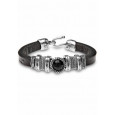 Pulsera Platadepalo plata onix - L20E Pulsera Platadepalo plata onix - L20E
