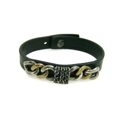 Polsera Platadepalo plata bronze zircon - LH17