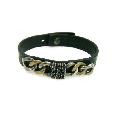 Polsera Platadepalo plata bronze zircon - LH17