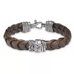 Polsera Platadepalo plata cuir - MB16A