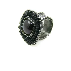 Anillo Platadepalo plata granate - R67