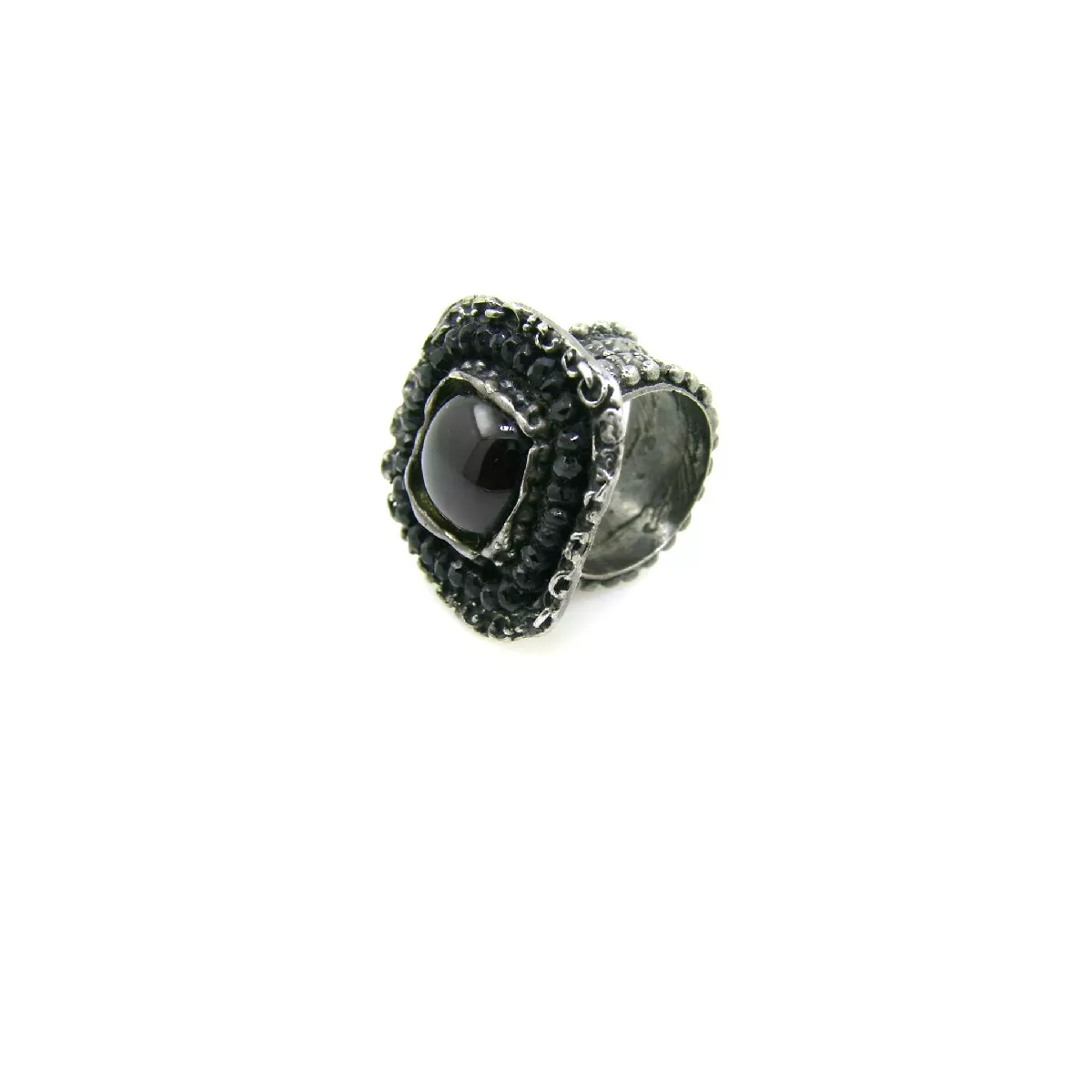 Anillo Platadepalo plata granate - R67