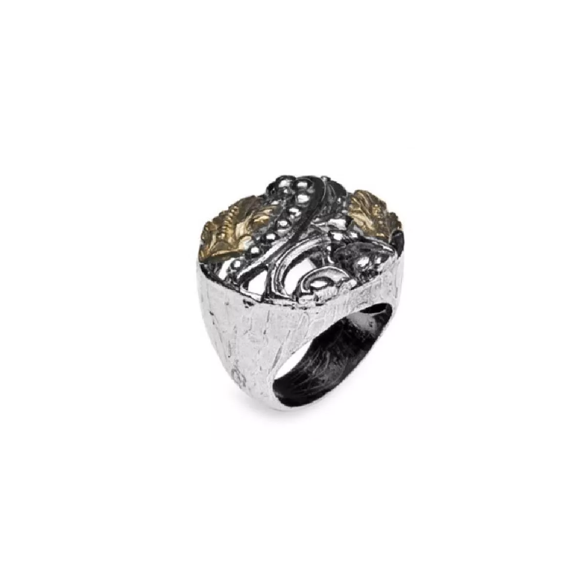 Anillo Platadepalo plata bronce - R83