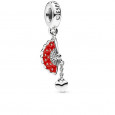 Charm Pandora plata esmalte rojo abanico - 797879EN09