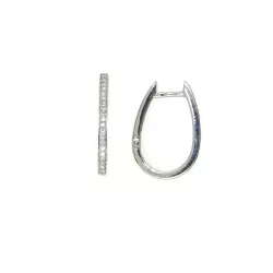 Pendientes oro blanco 18 quilates bri-0.21k - B41P