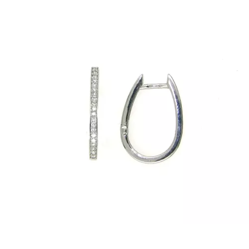 Pendientes oro blanco 18 quilates bri-0.21k - B41P