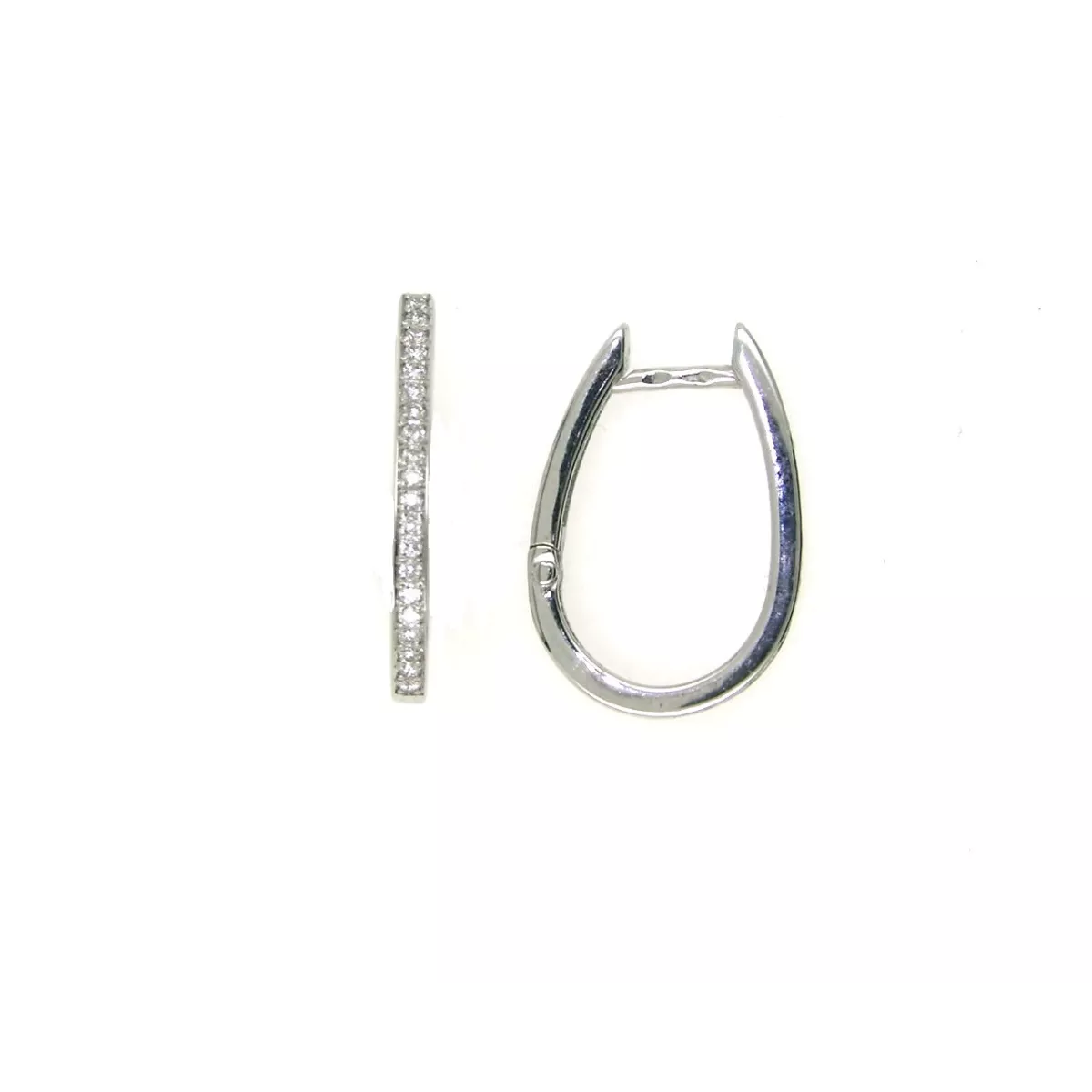 Pendientes oro blanco 18 quilates bri-0.21k - B41P