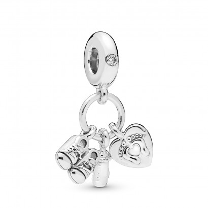 Charm Pandora plata  bebe - 798106CZ