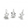 Charm Pandora plata gos - 798009EN16