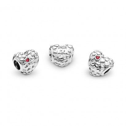 Charm Pandora plata cors - 797781CZR