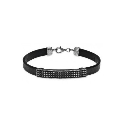 Polsera Platadepalo plata cuir - MB53A