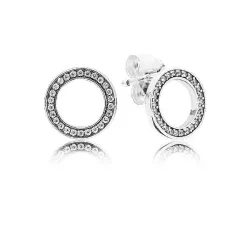 Pendientes Pandora plata circonita - 290585CZ