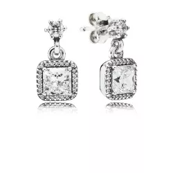 Pendientes plata circon - 290593CZ