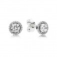 Pendientes Pandora plata y circon - 296272CZ Pendientes Pandora plata y circon - 296272CZ