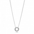 Collar Pandora plata circon logo cadena 45cm - 397436CZ-45 Collar Pandora plata circon logo cadena 45cm - 397436CZ-45