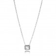Penjoll plata zircon cadena 45cm - 396241CZ-45 Penjoll plata zircon cadena 45cm - 396241CZ-45