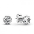 Pendientes Pandora plata circon  - 298311CZ