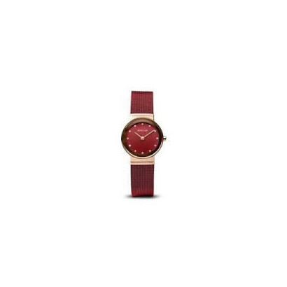 Reloj Bering Classic ip rose y acero rojo - 10126-363