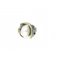 Anillo G.Styliano plata oro y perla - ASP1305 Anillo G.Styliano plata oro y perla - ASP1305