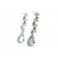 Arracades or blanc brillants aiguamarina - RMP-05087 Arracades or blanc brillants aiguamarina - RMP-05087